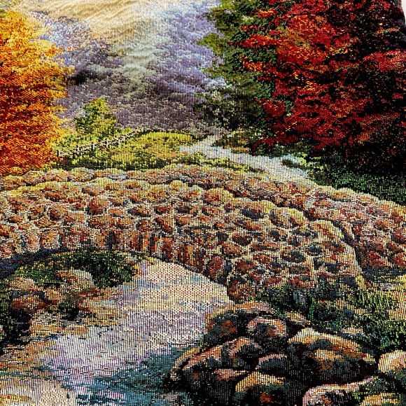 Nicky Boehme Tapestry.Large 28”x35”.Gorgeous tapestry in rich colors. - Picture 7 of 10